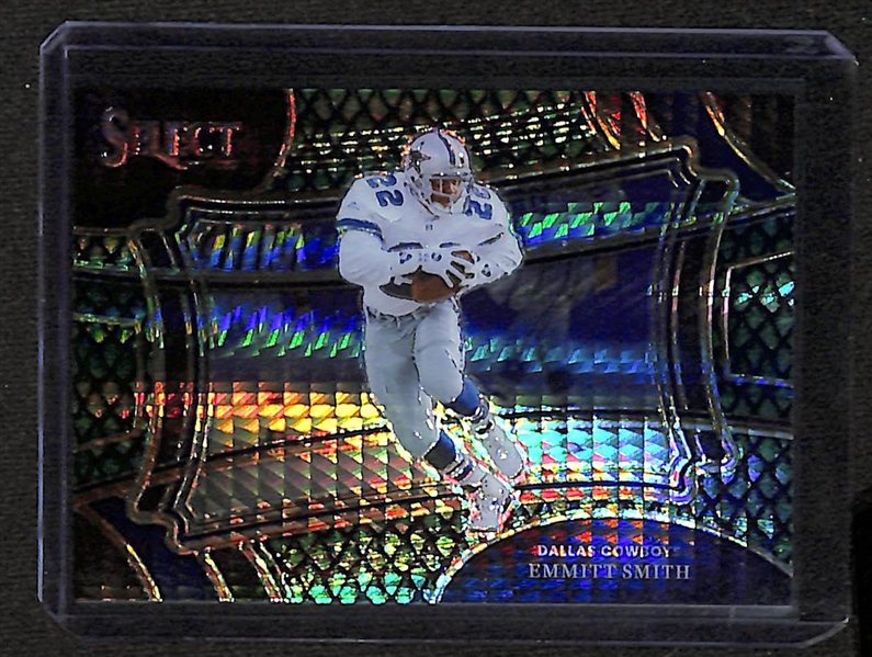 Lot of (8) Football Cards inc. 2023 Flawless Cameron Dicker Patch Autograph (#/5), 2023 Select Emmitt Smith Dragon Scale (#/70), 2023 Flawless Nick Chubb (#/20), +