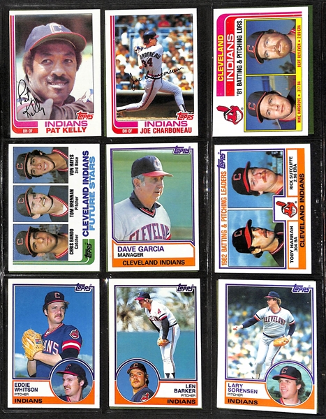 Lot of (9) Topps Baseball Sets from 1981 - 1989 in Albums by Team