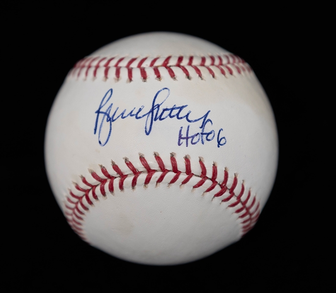 Lot of (2) Bruce Sutter Signed Official Major League Baseballs (HOF 06 and HOF 2006 Inscriptions)