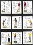 Lot of (5) 1934-1939 Cigarette Cards Sports Sets