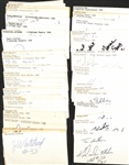 Lot of (100+) Signed Basketball Index Cards w. Karl Malone, Gail Goodrich, Gene Banks, Paul Westphal, + (JSA Auction Letter)