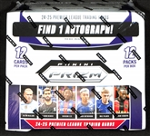 2024-25 Prizm Premier League Soccer Sealed Hobby Box (1 Autograph per Box)