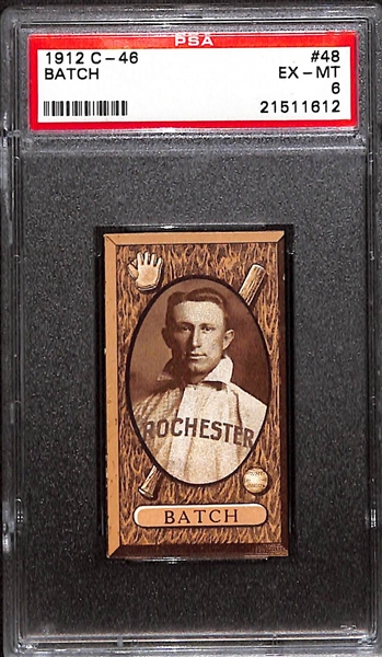 1912 C46 Heine Batch - Baseball Series 48 - PSA 6