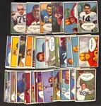  Lot of (40) Different 1953 Bowman Football Cards w. Otto Graham