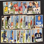  Lot of (80) 1954 Bowman Football Cards w. Norm Van Brocklin