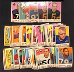 Lot of (50) 1959 Topps Football Cards w. (2) Paul Hornung Cards
