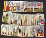  Lot of (130) 1960 Topps Football Cards w. (4) YA Tittle Cards