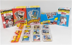 Lot of (5) Topps Wax Boxes - 1989 Baseball, 1988 Baseball, 1993 Baseball, 2007 Football Blaster, 2007 Series 2 Baseball Blaster, (2) 1989 Jumbo Packs, 1988 Jumbo Pack