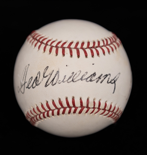 Ted Williams Signed Rawlings Official League Baseball - JSA LOA