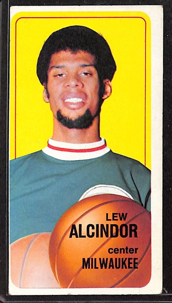1970 Topps Lew Alcindor #75 & 1971 Topps Oscar Robertson #1