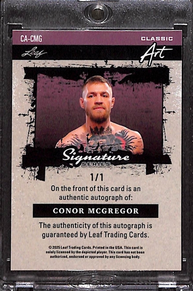 2025 Leaf Signature Series Connor McGregor #1/1
