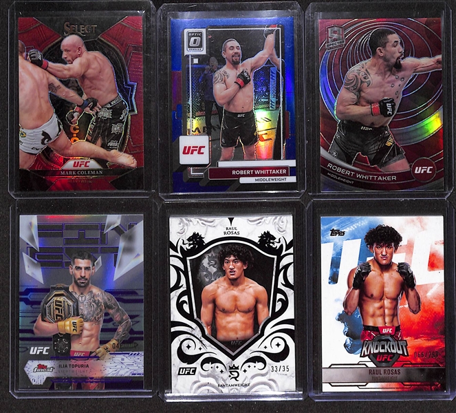 Lot of (32) Serial #'d UFC Cards w. 2023 Bo Nickal Rookie Card #/99