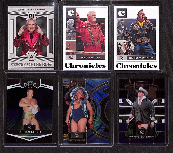 Lot of (19) Serial Numbered WWE Cards w. Hall of Famer Hulk Hogan, The Rock & John Cena