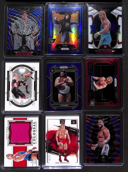 Lot of (19) Serial Numbered WWE Cards w. Hall of Famer Hulk Hogan, The Rock & John Cena