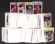 Lot of (3) Complete Hockey Sets w. 1988 Topps, 1988 O-Pee-Chee, 1989 O-Pee-Chee w. 1988 Topps Brett Hull RC