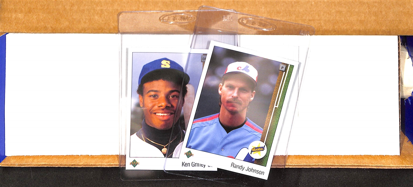 1989 & 1990 Upper Deck Complete Sets w. 1989 UD Ken Griffey Jr RC & Randy Johnson RC