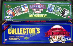 1989 & 1990 Upper Deck Complete Sets w. 1989 UD Ken Giffery Jr RC & Randy Johnson RC