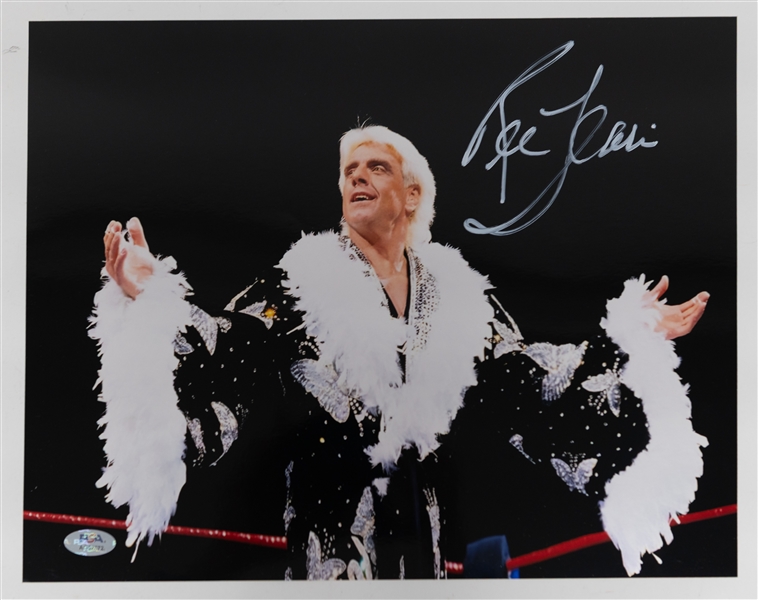 Lot of (2) Hall of Famer Signed 11x14 Photos w. Mick Foley & Pete Weber (JSA COA for both)
