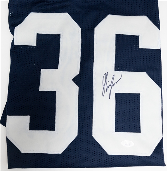 Lot of (5) College Football Signed Memorabilia w. Rudy Reuttiger, Ricky White, Frank Darby, Tylor Elsden, & Jaylin Simpson  (all JSA) 