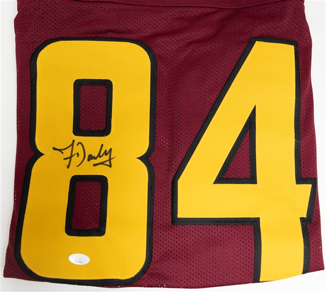 Lot of (5) College Football Signed Memorabilia w. Rudy Reuttiger, Ricky White, Frank Darby, Tylor Elsden, & Jaylin Simpson  (all JSA) 