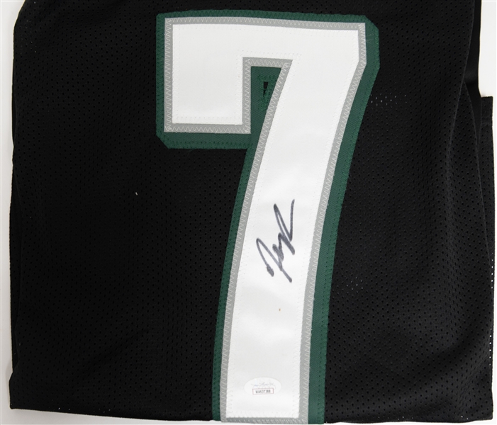 Lot of (4) Signed Custom Football Jerseys w. Nakobe Dean, Haasan Reddick, Eric Stokes, & Elijah Roberts (all COAs)
