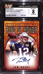 2004 Topps Tom Brady Super Bowl XXXVIII MVP Ring of Honor Autographs Graded CGC 8 (10 Auto Grade)