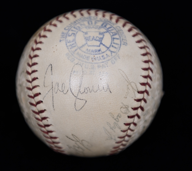 1938 Boston Red Sox Team Signed Baseball w. 15 Autographs, Inc. Jimmie Foxx, Lefty Grove, Joe Cronin, Bobby Doerr (Rookie Year), Ben Chapman, Pinky Higgins, + (JSA Auction Letter) - Comes from the...