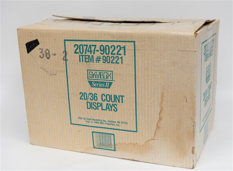 1990-91 SkyBox Series 2 Basketball Case – 20 Factory Sealed Boxes