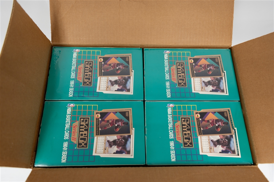 1990-91 SkyBox Series 2 Basketball Case – 20 Factory Sealed Boxes