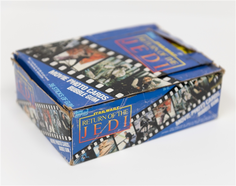 BBCE Sealed 1983 Topps Return of the Jedi Series 1 w. 36 Sealed Wax Packs