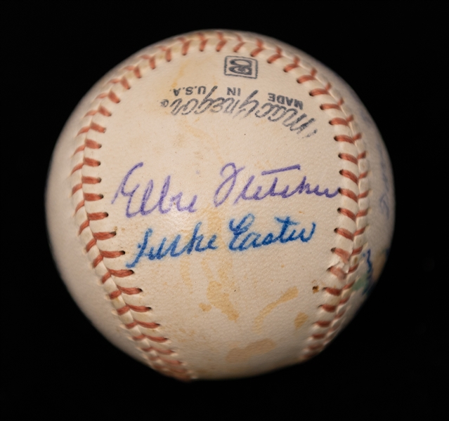 1961-65 International League Signed Baseball w. Dave Danforth (Former 1919 Chicago Black Sox Player), Bill Harris, Elbie Fletcher, + (JSA Auction Letter) - Comes from the Estate of Former MLB...