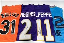 Lot of (4) Custom Signed Jerseys w. Cedric Mullins, Nate Wiggins, Dante Culpepper, & Desmond Bane (all Authenticated)