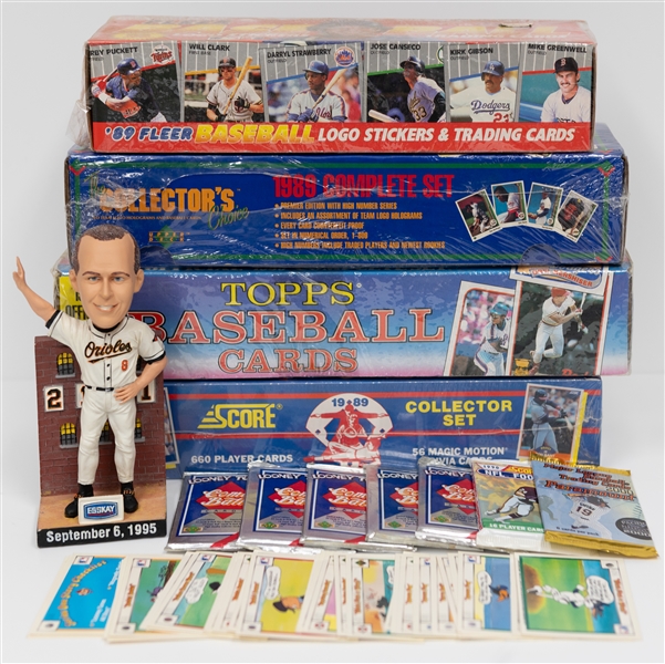Misc. Baseball Lot w. (4) 1989 Baseball Complete Sets inc. 1989 Upper Deck Premier Edition