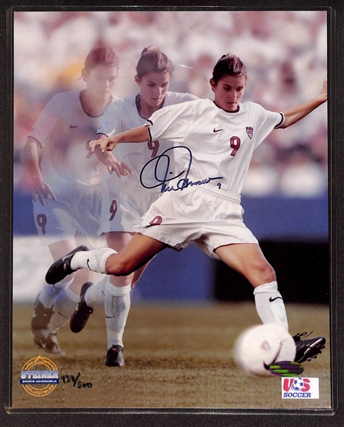 Lot of (190+) Signed Mostly Soccer Memorabilia (many personalized) w. (2) Mia Hamm, Cobi Jone, Alexi Lalas, + (JSA Auction Letter)