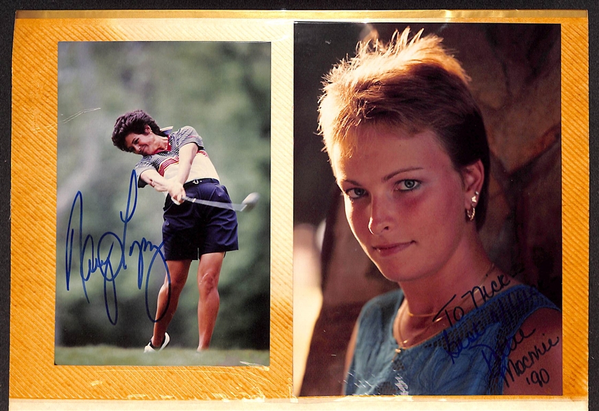Lot of (100+) Signed Golf Memorabilia (many personalized) w. Nancy Lopez, Billy Casper, Bernard Langer, + (JSA Auction Letter)