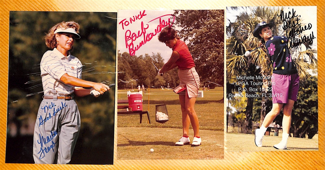 Lot of (100+) Signed Golf Memorabilia (many personalized) w. Nancy Lopez, Billy Casper, Bernard Langer, + (JSA Auction Letter)