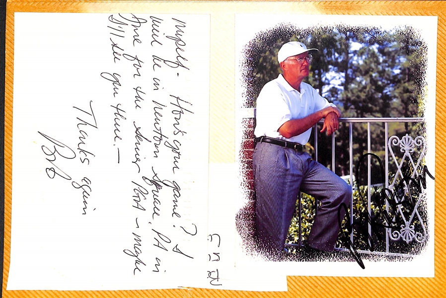 Lot of (100+) Signed Golf Memorabilia (many personalized) w. Nancy Lopez, Billy Casper, Bernard Langer, + (JSA Auction Letter)