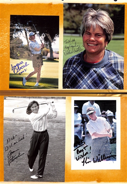 Lot of (100+) Signed Golf Memorabilia (many personalized) w. Nancy Lopez, Billy Casper, Bernard Langer, + (JSA Auction Letter)