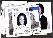 Lot of (200+) Signed National, Regional, & Local News Personalities (many personalized) w. Julie Chen, Christiane Amanpour, Robin Roberts, more