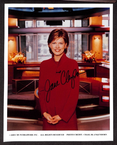 Lot of (200+) Signed National, Regional, & Local News Personalities (many personalized) w. Julie Chen, Christiane Amanpour, Robin Roberts, more
