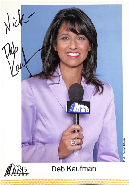Lot of (350+) Signed National, Regional, & Local News Personalities Memorabilia (many personalized) w. Veronica De La Cruz, Michael Barkann, More