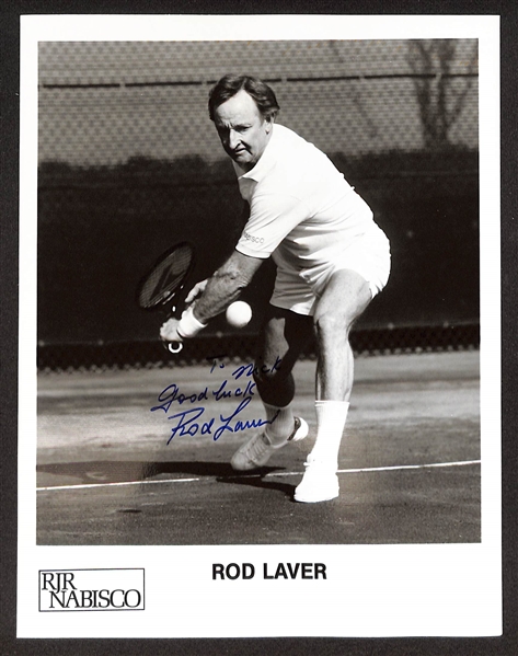 Lot of (175+) Signed Tennis Photos (many personalized) w. Ivan Lendl, Boris Becker, + (JSA Auction Letter)