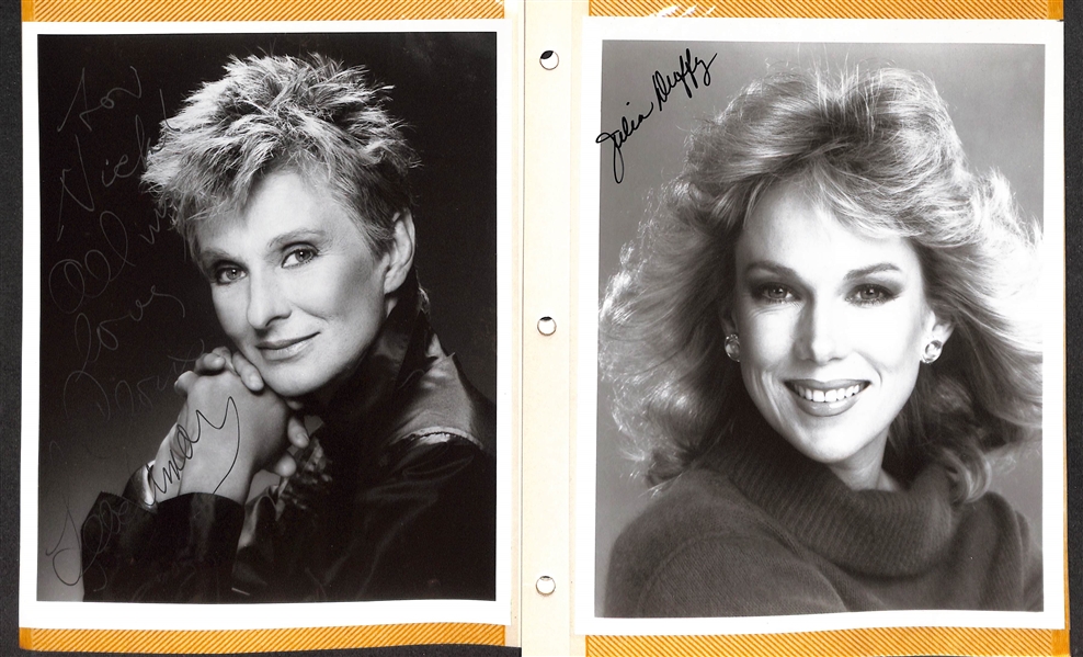 Lot of (60+) Signed Actress Photos & Prints (mostly 8x10s) w. Cloris Leachman, Anne Meara, Julia Duffy, More (JSA Auction Letter)