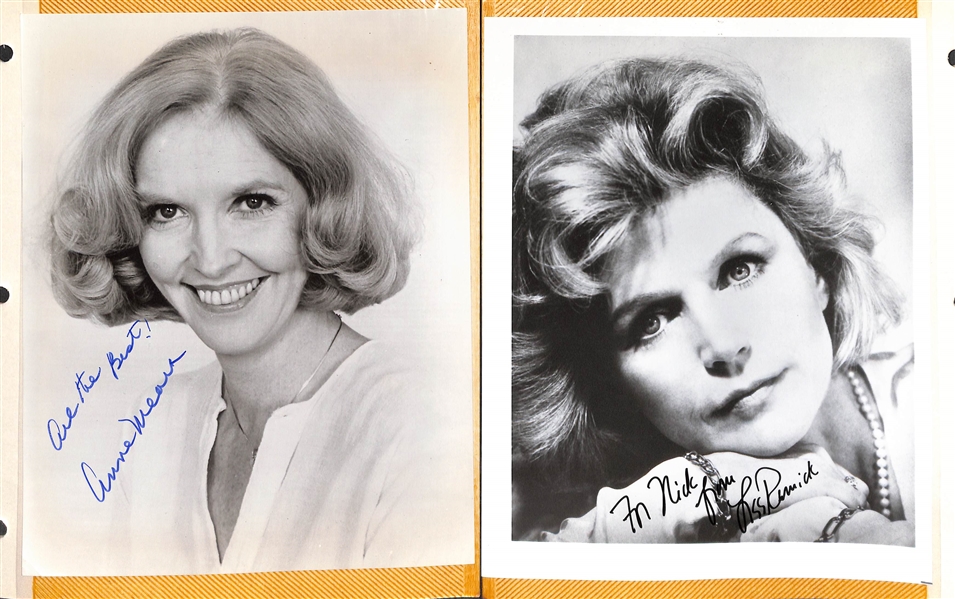 Lot of (60+) Signed Actress Photos & Prints (mostly 8x10s) w. Cloris Leachman, Anne Meara, Julia Duffy, More (JSA Auction Letter)