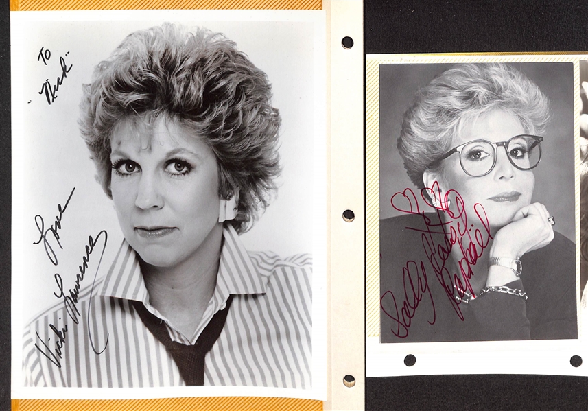 Lot of (60+) Signed Actress Photos & Prints (mostly 8x10s) w. Cloris Leachman, Anne Meara, Julia Duffy, More (JSA Auction Letter)