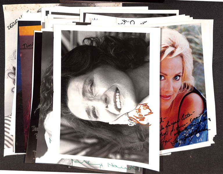 Lot of (60+) Signed Actress Photos & Prints (primarily 8x10s) w.  Patricia Neal, Katherine Harrold, More (JSA Auction Letter)