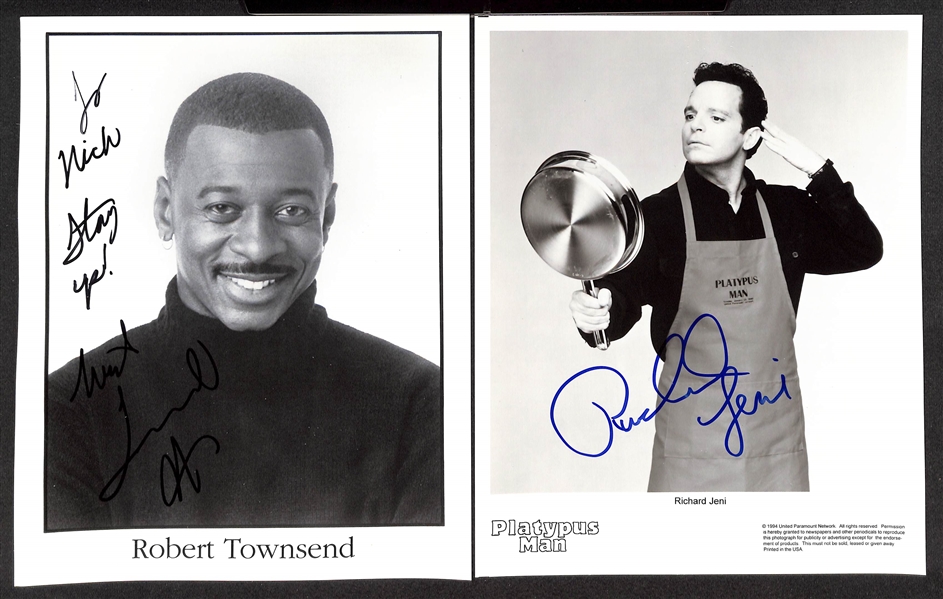 Lot of (60+) Signed Actor Photos & Prints (primarily 8x10s) w. Ed Marinaro, Robert Townsend, More (JSA Auction Letter)