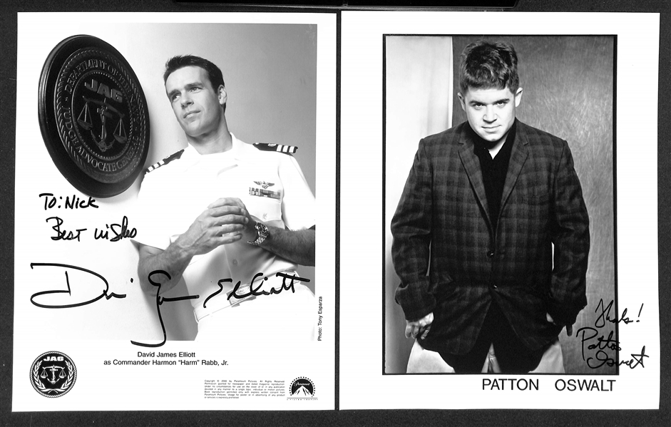 Lot of (60+) Signed Actor Photos & Prints (primarily 8x10s) w. Ed Marinaro, Robert Townsend, More (JSA Auction Letter)