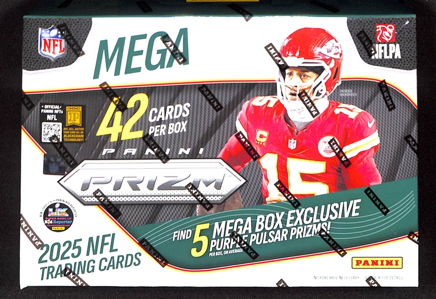 Sealed 2025 Panini Prizm Hobby Mega Box
