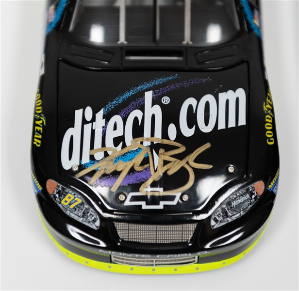 Kyle Busch Signed 1:24 Scale Stock Car (JSA Auction Letter) & Additional Stock Car w. Inconclusive Autograph